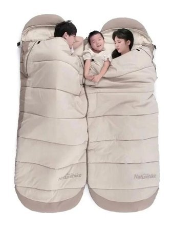 Naturehike Feeder B400 -18 Derece Pamuk Kış Kamp Tek Kişilik Yetişkin Uyku Tulumu Yeşil