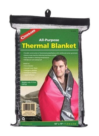 Coghlans 15 Derece Polyester Dört Mevsim Kamp Tek Kişilik Yetişkin Uyku Tulumu Kırmızı