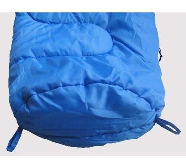 Evolite Alaska Pro 0 Derece Sentetik Dört Mevsim Dağcılık Tek Kişilik Yetişkin Uyku Tulumu Mavi Sol