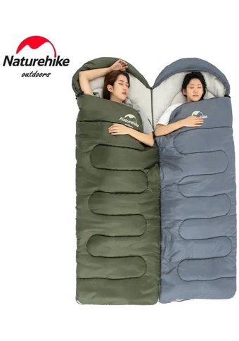 Naturehike Y150L -6 Derece Pamuk Kış Dağcılık Tek Kişilik Yetişkin Uyku Tulumu Yeşil