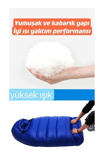 Shufa Sfk8679120681437 -25 Derece Polyester Kış Kamp Tek Kişilik Yetişkin Uyku Tulumu Siyah