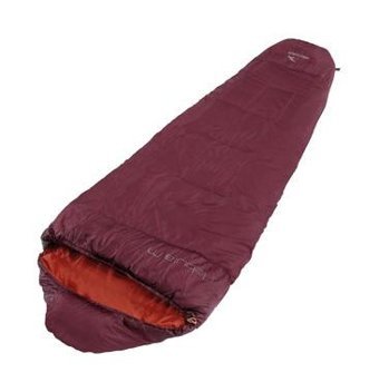Easy Camp Nebula - 15 Derece Polyester Dört Mevsim Kamp Tek Kişilik Yetişkin Uyku Tulumu Kırmızı