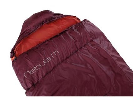 Easy Camp Nebula - 15 Derece Polyester Dört Mevsim Kamp Tek Kişilik Yetişkin Uyku Tulumu Kırmızı