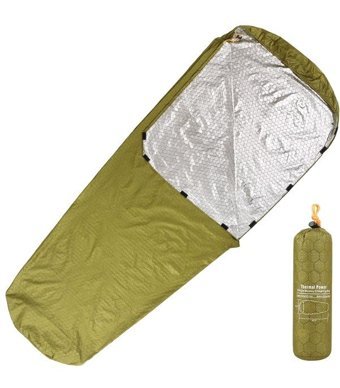 Tomshoo 12 Derece Polyester Dört Mevsim Kamp Tek Kişilik Yetişkin Uyku Tulumu Yeşil