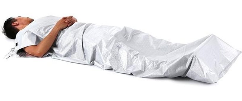 Hallow 12 Derece Polyester Dört Mevsim Kamp Tek Kişilik Yetişkin Uyku Tulumu Gümüş