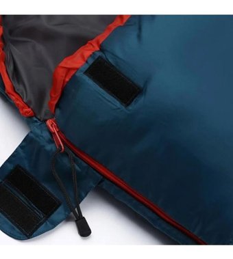 Loap Salmo - 5 Derece Polyester 4 Mevsim Kamp - Trekking Tek Kişilik Yetişkin Uyku Tulumu Lacivert
