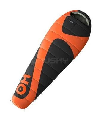Husky 0 Derece Sentetik Dört Mevsim Kamp Tek Kişilik Yetişkin Uyku Tulumu Turuncu