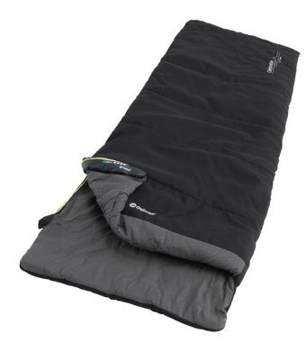 Outwell -10 Derece Polyester Dört Mevsim Kamp Tek Kişilik Yetişkin Uyku Tulumu Siyah