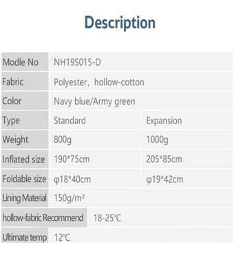 Naturehike H150 -4 Derece Polyester Kış Kamp Tek Kişilik Yetişkin Uyku Tulumu Yeşil