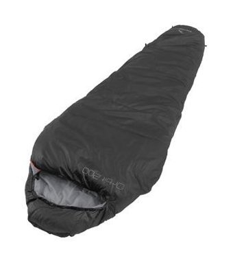 Easy Camp Orbit 200 - 18 Derece Polyester Dört Mevsim Kamp Tek Kişilik Yetişkin Uyku Tulumu Siyah