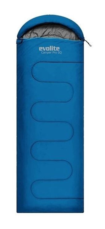 Evolite Pro Sq 0 Derece Polyester Dört Mevsim Kamp Tek Kişilik Yetişkin Uyku Tulumu Mavi