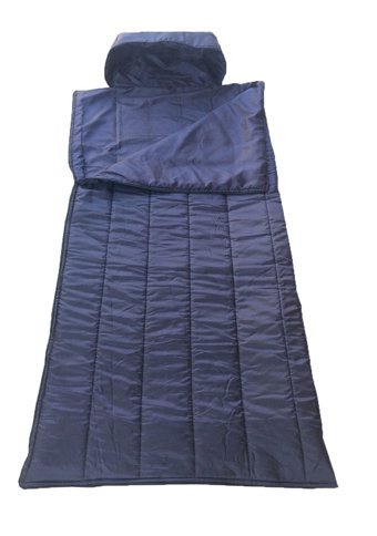 Askervadisi - 10 Derece Polyester Dört Mevsim Kamp Tek Kişilik Yetişkin Uyku Tulumu Lacivert