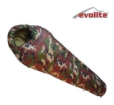 Evolite Alaska Pro -15 Derece Sentetik Kış Dağcılık Tek Kişilik Yetişkin Uyku Tulumu Yeşil
