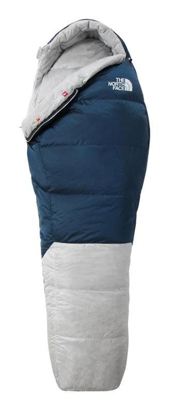 The North Face Kazoo -10 Derece Polyester Kış Kamp Tek Kişilik Yetişkin Uyku Tulumu Mavi - Gri
