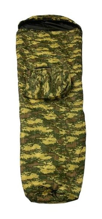 Bikatex - 604-825- -8 Derece Elyaf Kış Trekking Tek Kişilik Yetişkin Uyku Tulumu Çok Renkli