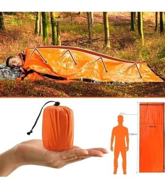 Yystore 10 Derece Sentetik Dört Mevsim Dağcılık Tek Kişilik Yetişkin Uyku Tulumu Turuncu