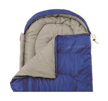 Easy Camp Cosmos -5 Derece Elyaf - Polyester Dört Mevsim Kamp Tek Kişilik Yetişkin Uyku Tulumu Mavi