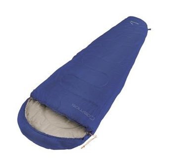 Easy Camp Cosmos -5 Derece Elyaf - Polyester Dört Mevsim Kamp Tek Kişilik Yetişkin Uyku Tulumu Mavi