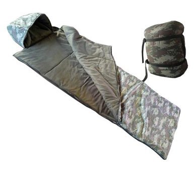 Şafak25 -35 Derece Sentetik Kış Kamp Tek Kişilik Yetişkin Uyku Tulumu Yeşil