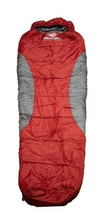 Dft -5 Derece Polyester Kış Kamp Tek Kişilik Yetişkin Uyku Tulumu Kırmızı
