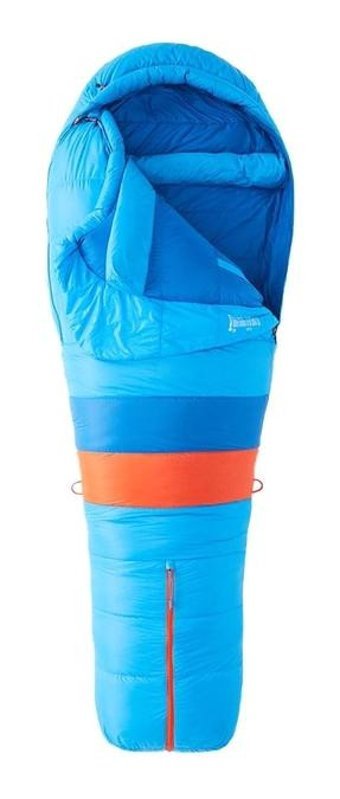 Marmot Marmot0364 -10 Derece Kaz Tüyü Kış Dağcılık Tek Kişilik Yetişkin Uyku Tulumu Mavi
