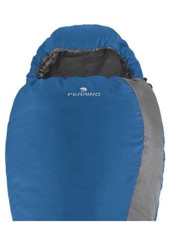 Ferrino Yukon Plus -10 Derece Elyaf Kış Kamp Tek Kişilik Yetişkin Uyku Tulumu Mavi