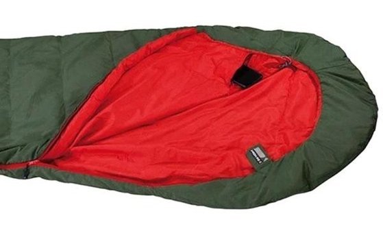 High Peak Pak 1000 - 10 Derece Polyester Dört Mevsim Kamp Tek Kişilik Yetişkin Uyku Tulumu Yeşil