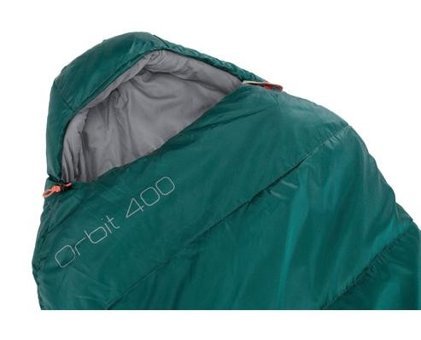 Easy Camp Orbit 400 - 29 Derece Polyester Dört Mevsim Kamp Tek Kişilik Yetişkin Uyku Tulumu Yeşil
