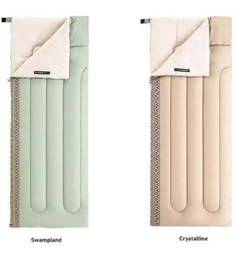 Naturehike L150 -4 Derece Pamuk Dört Mevsim Kamp Tek Kişilik Yetişkin Uyku Tulumu Pastel