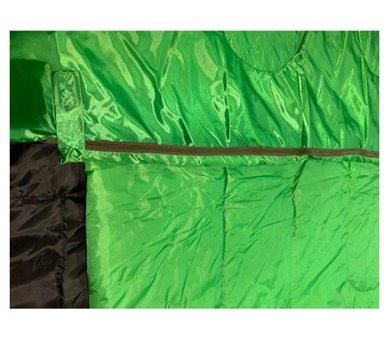 Dolphin Rock 0 Derece Polyester Dört Mevsim Kamp Tek Kişilik Yetişkin Uyku Tulumu Yeşil