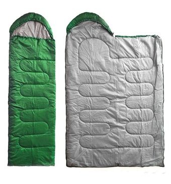 Dft 5 Derece Polyester Dört Mevsim Kamp Tek Kişilik Yetişkin Uyku Tulumu Yeşil