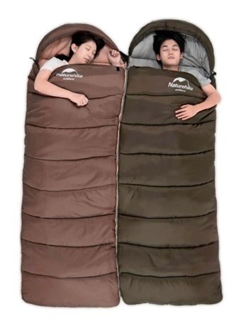 Naturehike U250S -14 Derece Elyaf Kış Dağcılık Tek Kişilik Yetişkin Uyku Tulumu Mavi