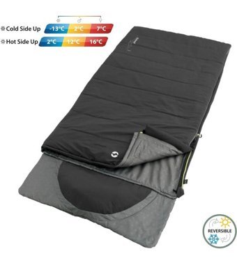 Outwell -13 Derece Polyester Dört Mevsim Kamp Tek Kişilik Yetişkin Uyku Tulumu Mavi