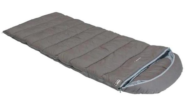 High Peak Dundee 4 -10 Derece Polyester Kış Kamp Tek Kişilik Yetişkin Uyku Tulumu Gri