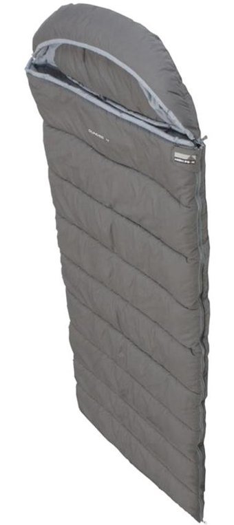 High Peak Dundee 4 -10 Derece Polyester Kış Kamp Tek Kişilik Yetişkin Uyku Tulumu Gri