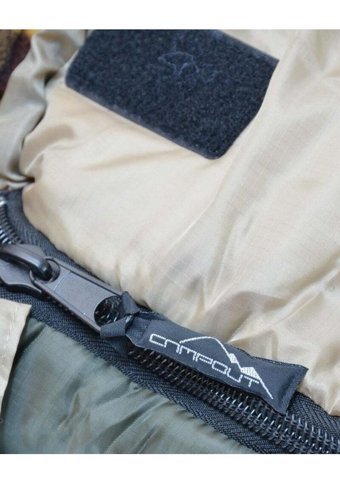 Campout Winter Comfort -20 Derece Polyester Dört Mevsim Dağcılık Tek Kişilik Yetişkin Uyku Tulumu Kahverengi