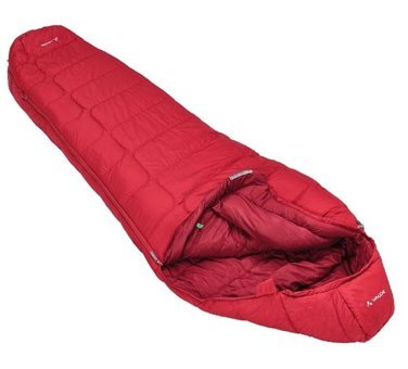 Vaude 12126 -20 Derece Sentetik Kış Kamp Tek Kişilik Yetişkin Uyku Tulumu Kırmızı