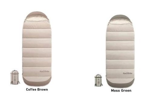 Naturehike Feeder Cotton -13 Derece Pamuk Kış Kamp Tek Kişilik Yetişkin Uyku Tulumu Yeşil