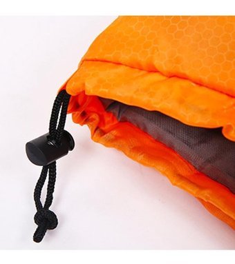Desert & Fox 12 Derece Polyester Dört Mevsim Kamp Çift Kişilik Yetişkin Uyku Tulumu Turuncu