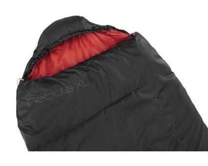 Easy Camp Nebula - 15 Derece Polyester Dört Mevsim Kamp Tek Kişilik Yetişkin Uyku Tulumu Siyah