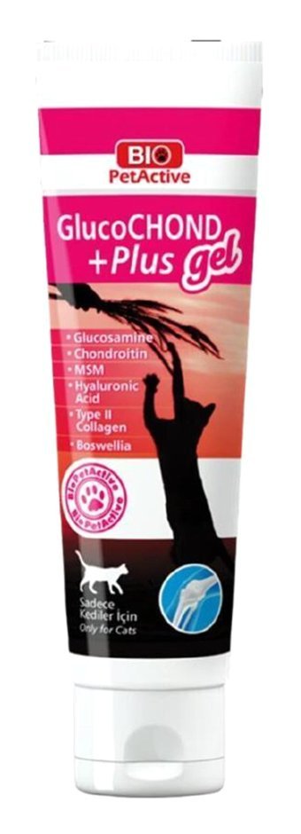 Bio PetActive Glucochond Plus D Vitamini Bağışıklık Güçlendirici Yetişkin Kedi Vitamini Jel 100 ml