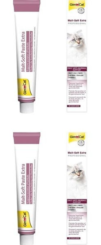 Gimcat Malt Soft Extra E Vitamini Tüy Dökme Yetişkin Kedi Vitamini Macun 2x100 gr