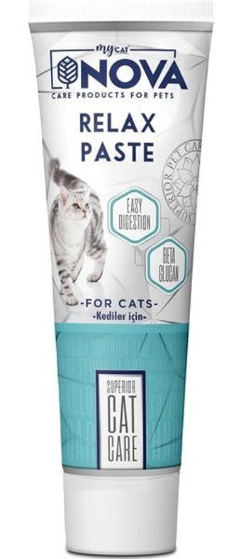 Nova Relax B Vitamini Tüy Dökme Yetişkin Kedi Vitamini Macun 100 gr