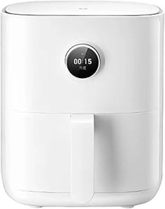 Nqyzzfd Airfryer 3.5 lt Tek Hazneli Led Ekranlı Yağsız Sıcak Hava Fritözü Beyaz