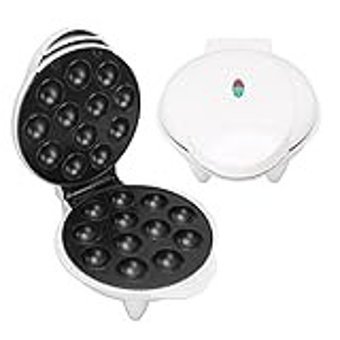 Fockety Yuvarlak Tekli 1200 W Beyaz Waffle Makinesi