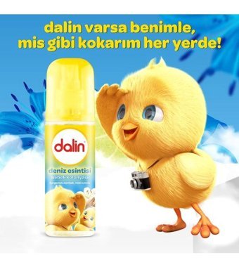 Dalin Deniz Esintisi Sprey Bebek Kolonyası 3x100 ml
