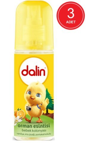 Dalin Orman Esintisi Sprey Bebek Kolonyası 3x150 ml