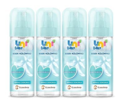 Uni Baby Bebeksi Sprey Bebek Kolonyası 4x150 ml