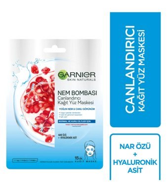 Garnier Nar Özlü Nemlendiricili Kağıt Yüz Maskesi 5 Adet