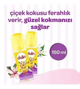 Dalin Bahar Tazeliği Sprey Bebek Kolonyası 3x150 ml